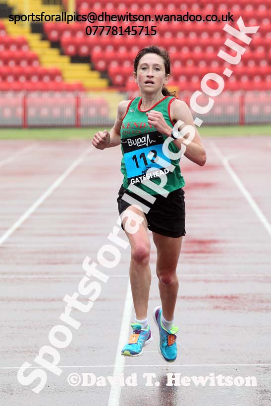 Rebecca Robinson in the BUPA Great North 10k. Photo: David T. Hewitson/Sports for All Pics